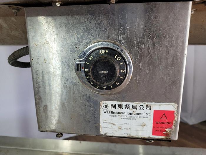 Used ELECTRIC STEAM WORK-TABLE