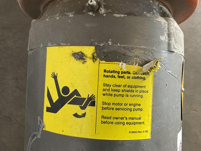 Used BALDOR INDUSTRIAL WATER PUMP, JMM3515T, 5 HP: 3 PH: 1750 RPM !