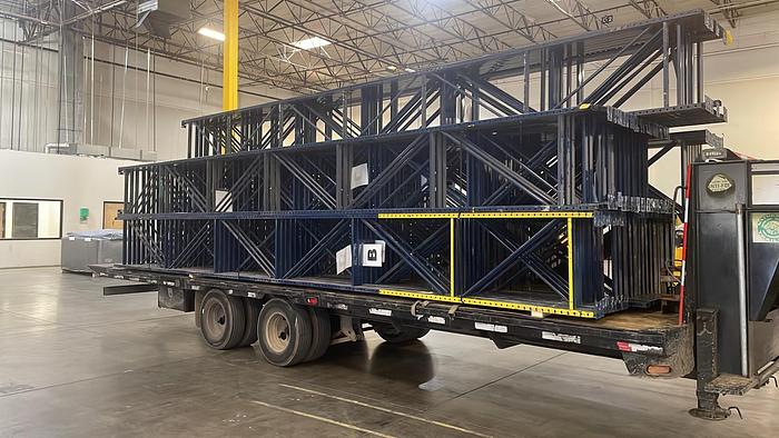 Used 25 FT BY 30 IN UPRIGHTS FOR PALLET RACKING
