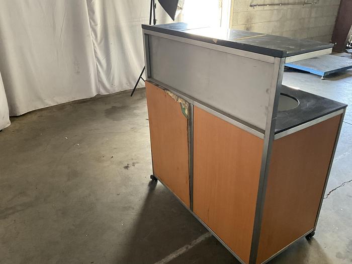 Used GARBAGE DISPOSAL WITH TRAY HOLDER