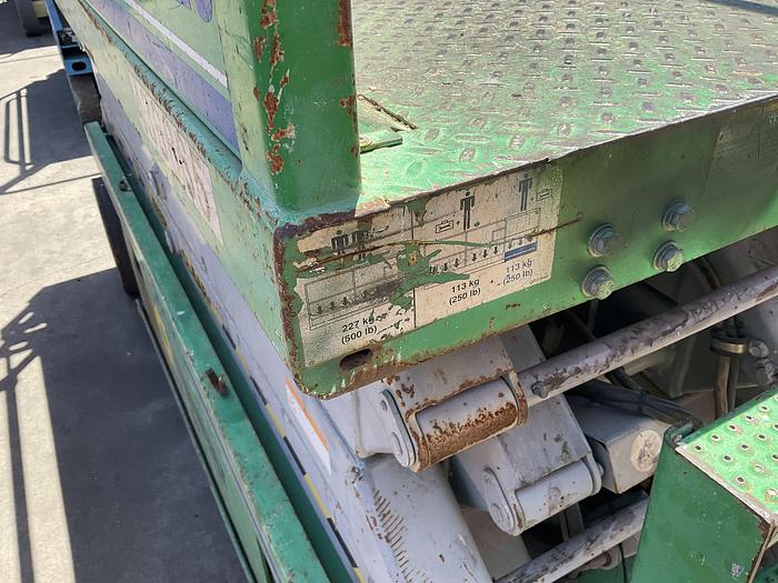 Used SCISSOR LIFT GREEN, SJIII 3226