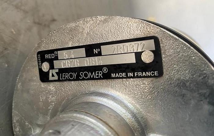 Used LEROY SOMER MOTOR HP 3/4; 2050 RPMS; 36 VOLTS; MBT1141L !