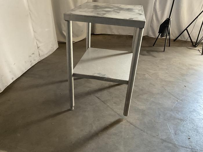 Used STAINLESS STEAL TABLE 24" X 20"