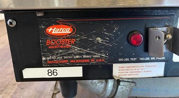 Used BOOSTER WATER HEATER