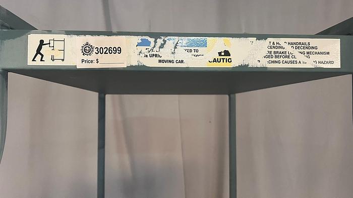 Used CANNON EASY STOCK, STOCKING CART LADDER STEP !