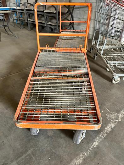 Used FLATBED MOVING CART ON WHEELS