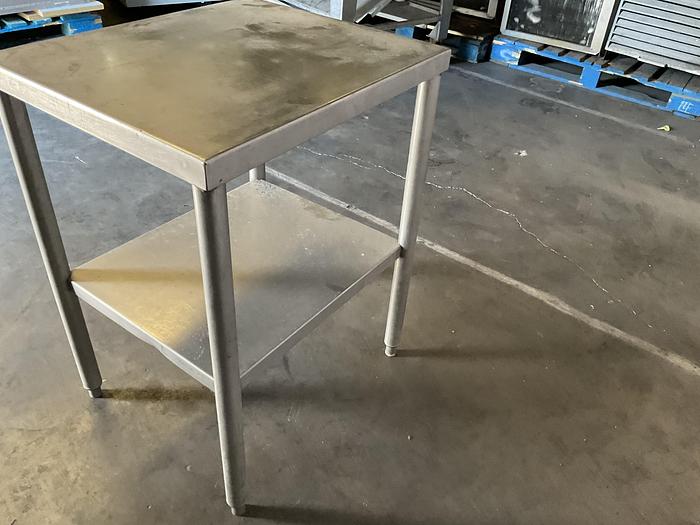 Used STAINLESS STEAL TABLE 24" X 20"