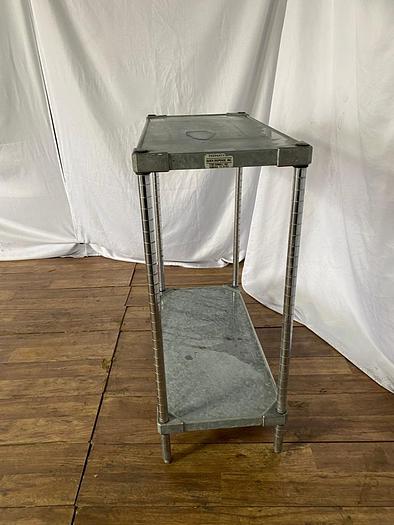 Used ALUMINIUM TABLE WITH UNDER SHELF !