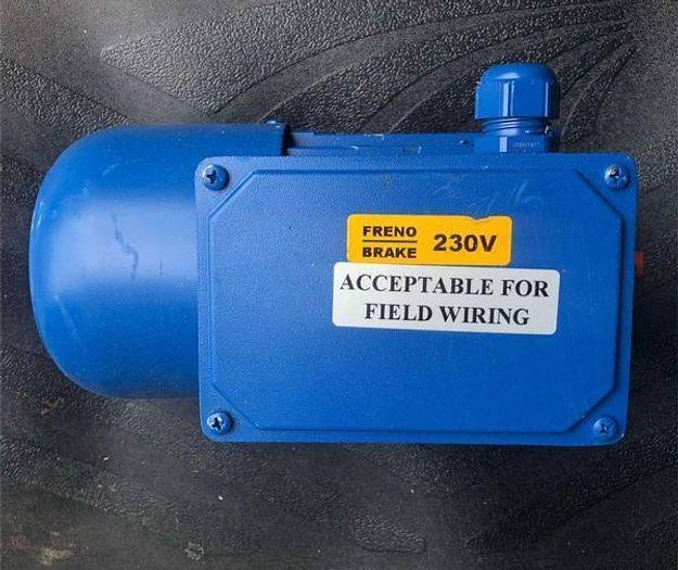 Used ELEKTRODRIVE CEG MOTOR .35 HP, MTF NC6 3B2 /2 SP !