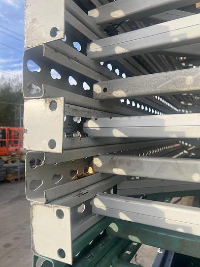 Used 12FT BY 48IN TEARDROP STYLE UPRIGHTS