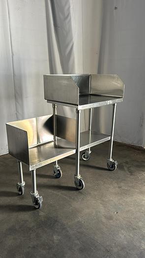 Used STANLESS STEEL EQUIPMENT STAND !