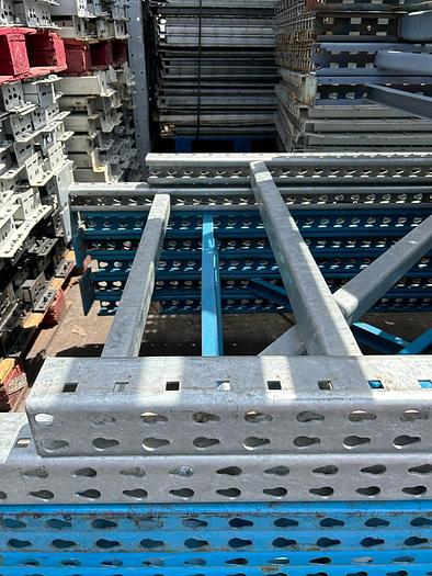 Used 16FT x 42" TEARDROP PALLET RACKING UPRIGHTS !