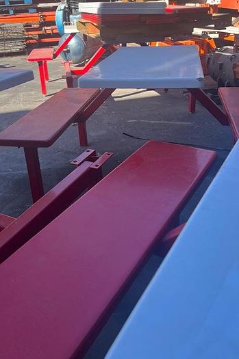 Used COMMERCIAL FOOD COURT PICNIC TABLE
