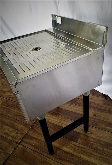 Used UNDER BAR RACK GLASS DRYING DRAIN BOARD TABLE !