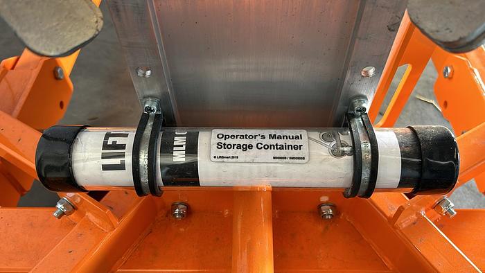 Used 600 LB CAPACITY MATERIAL LIFT; MLM20- STD BASE/FORKS !