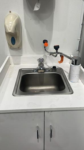 Used SINK WITH EMERGENCY EYE WASH STATION