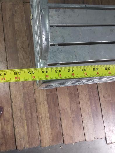 Used METAL ROLLING COLLAPSIBLE CART