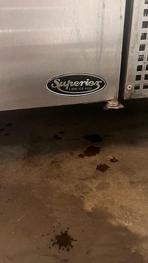 Used 10FT SANDWICH/ PIZZA REFRIGERATED PREP WORKTABLE  ./