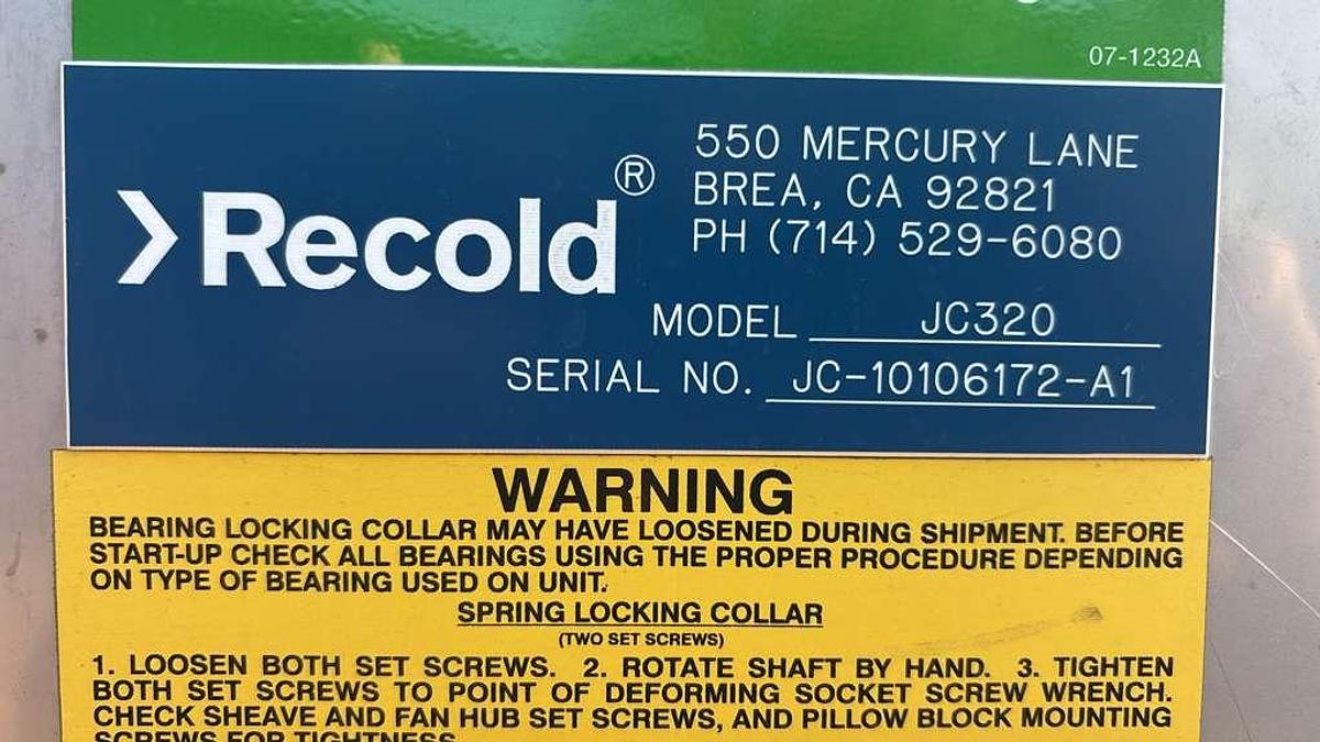 Used SPX RECOLD COOLING TOWER