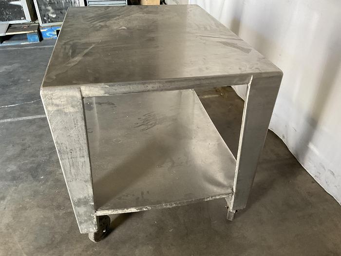 Used STAINLESS STEEL TWO TIER CART