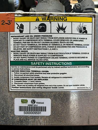 Used COMPRESSOR MODEL 06DA504604