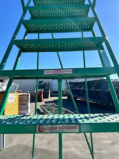 Used 12 STEP INDUSTRIAL LADDER 