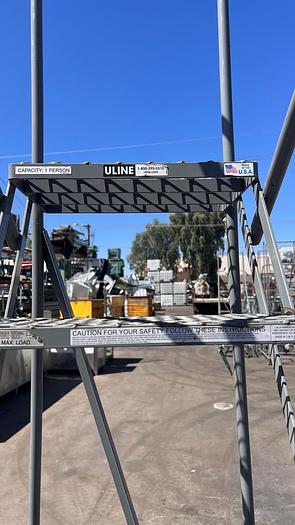 Used 7 STEP INDUSTRIAL ROLLING LADDER !