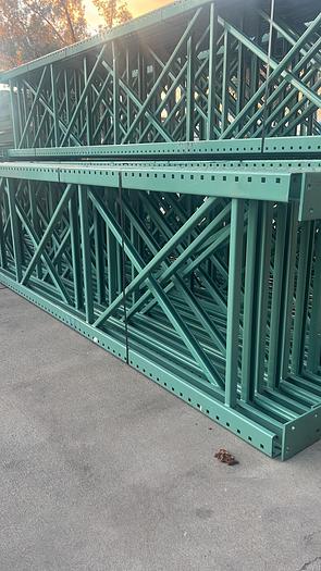 Used 15' TEARDROP PALLET RACKING UPRIGHTS !