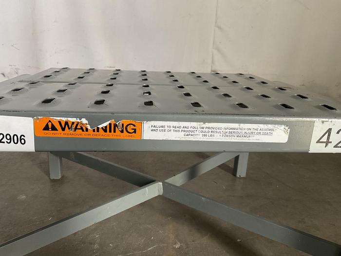 Used 10" STATIONARY WORK PLATFORM STEEL !