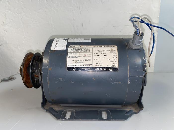 Used WESTING HOUSEING ELECTRIC MOTOR, KF78;HP 1/3;PH1;V208/230;RPM1725 !