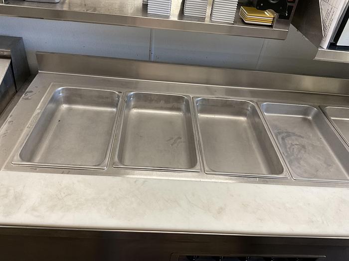 Used COMBO OF ALTO SHAAM FOOD WARMER 5 PAN DROP WITH DUKE HOLDING CABINET !
