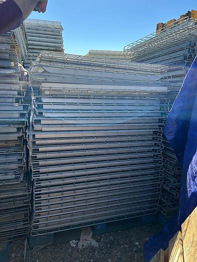 Used WIRE DECKING, FOR PALLET RACKING