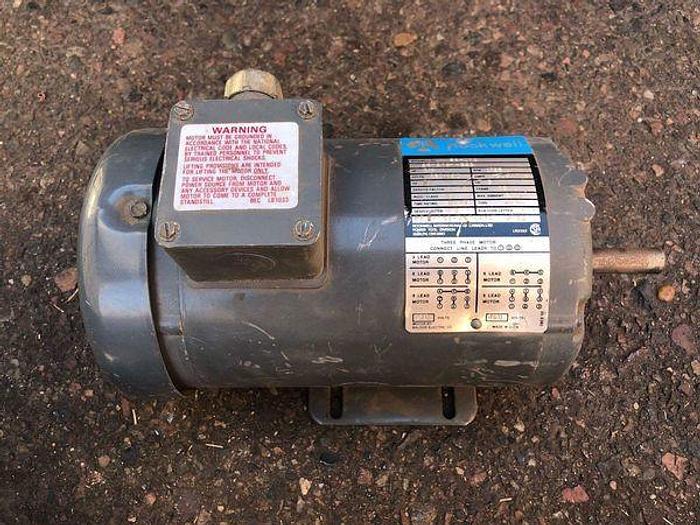 Used ROCKWELL MOTOR 3/4 HP; 3 PH; 1725 RPMS;34-2153-883 !