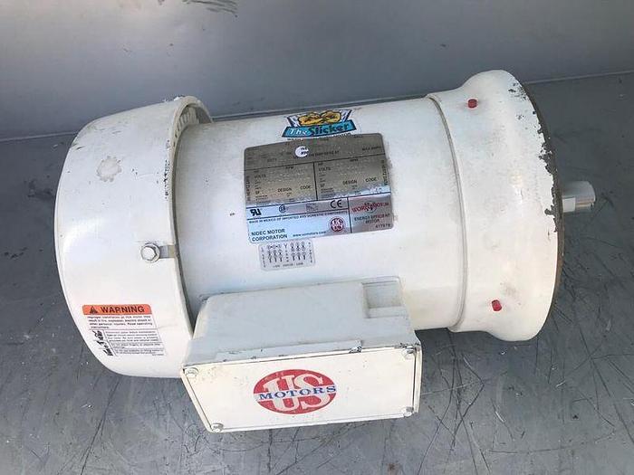 Used US ELECTRIC MOTOR 5 HP, N881A, WASH DOWN DUTY !
