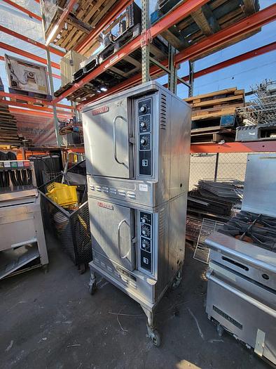 Used BLODGETT DOUBLE DECK HALF SIZE CONVECTION OVEN !