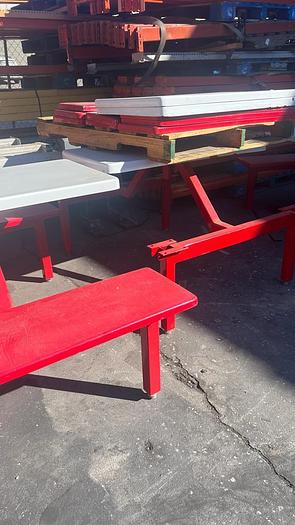 Used COMMERCIAL FOOD COURT PICNIC TABLE