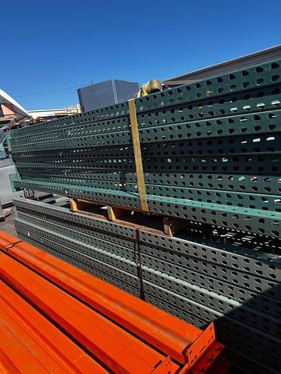 Used 12FT BY 48" TEARDROP UPRIGHTS