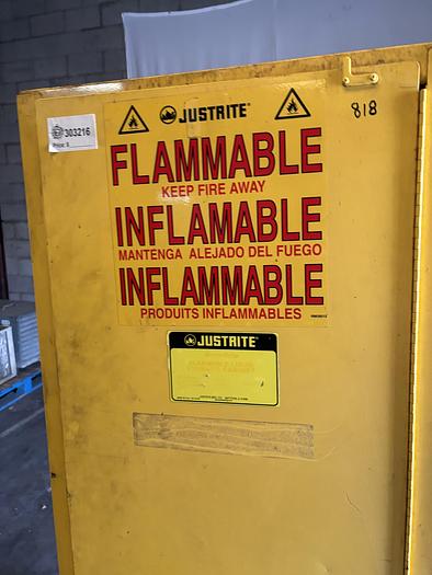 Used SAFETY CABINET 30 GAL. CAPACITY