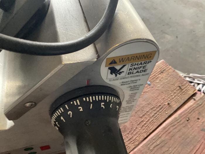 Used GLOBE MEAT SLICER, 3850N !