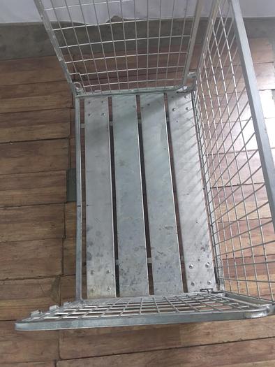 Used METAL ROLLING COLLAPSIBLE CART