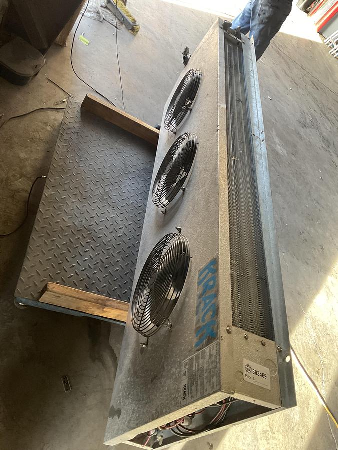 Used KRACK UNIT COOLER / EVAPORATOR – MODEL LH-34-100 EDL PSC 208-230/1 T