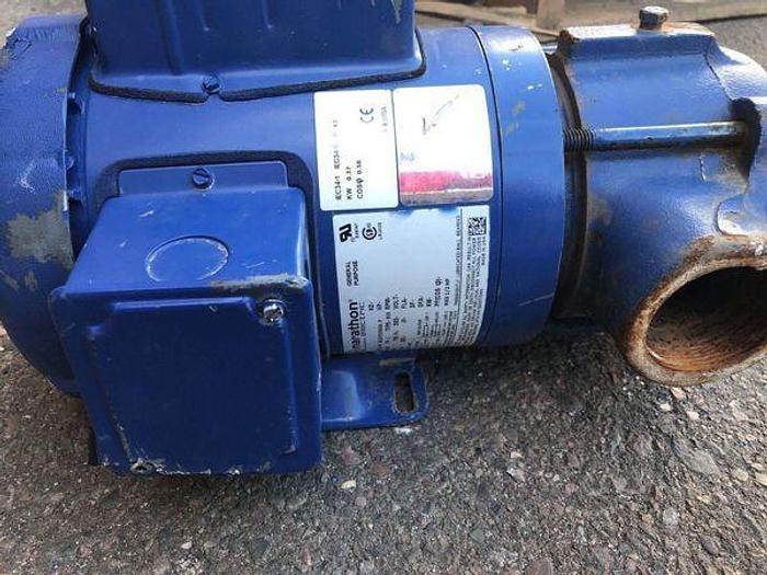 Used ELECTRIC WATER PUMP 5 HP MARATHON PVE 56C17F15563A P.-