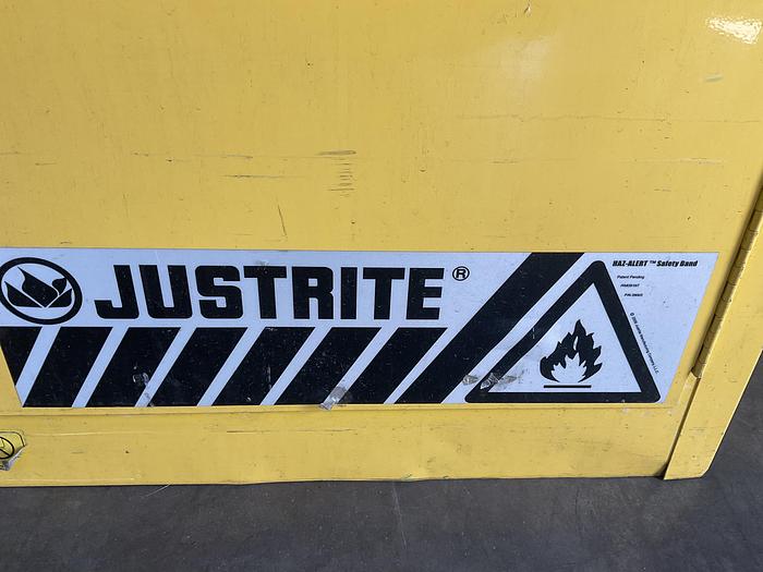 Used JUSTRITE SAFETY CABINET; RM091997