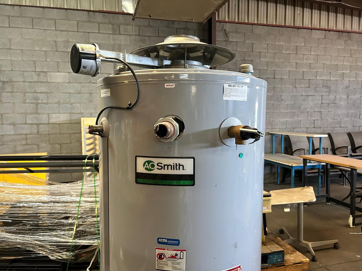 Used A.O SMITH 100 GAL. WATER HEATER