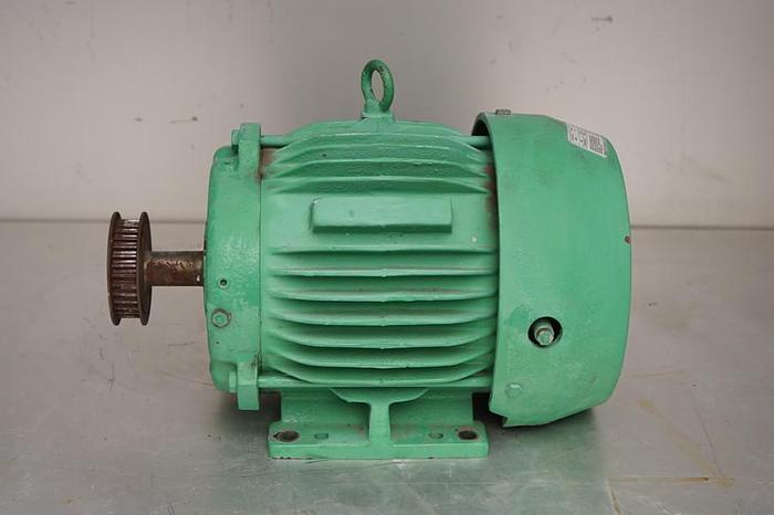 Used TOSHIBA INDUCTION MOTOR 5 HP PREMIUM EFFICIENCY B0054FLF1BMHD02.