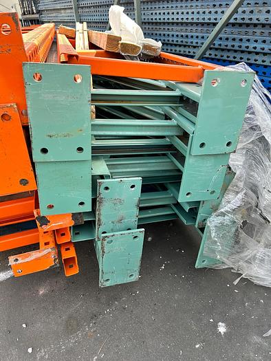 Used 7FT BY 18IN, TEARDROP STYLE UPRIGHTS FOR PALLET RACKING
