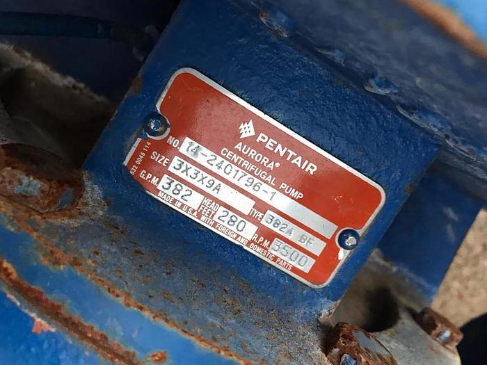 Used CENTRIFUGAL PUMP PENTAIR AURORA WITH MOTOR HP 40 RPM:3520 !