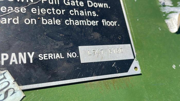 Used PHILADELPHIA TRAMRAIL CO. DOWNSTROKE VERITICAL BALER