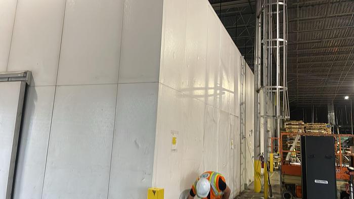 Used 64FT WALK-IN COOLER WITH RACKS