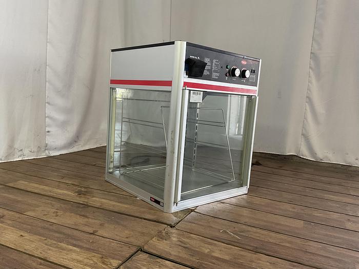 Used FLAV-R-SAVOR HUMIDIFIED HOT FOOD HOLDING & DISPLAY CABINET WITH 3 TIER PAN RACK